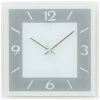 Top 10 ✨ AMS 9573 Wanduhr Quarz Analog Grau Eckig Quadratisch Mit Glas Leise Ohne Ticken 😉
